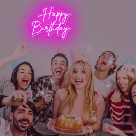 Custom Double Row Double Font Neon, Personalized Text LED Neon, USB Powered, Wall Hanging, Dimmable, Plastic Material, Switch Control, No Battery Required