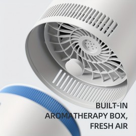 2-in-1 Humidifier, Mist-Free Evaporative Humidifier, Silent, White, 1.06gal Tank, Quiet Operation, Suitable for Office Bedroom , Home Humidifier, Bedroom Humidifier, Office Humidifier, Sleek Humidifier, Modern Humidifier, Efficient Purification