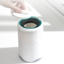 New air purifier with upgraded appearance, plug and play function, capable of absorbing odors and smoke, suitable for bedroom, living room and other scenarios