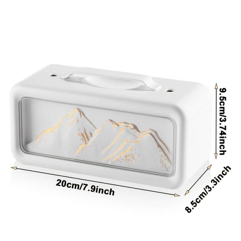 Simulated Snow Mountain Humidifier, USB Plug-in Air Fragrance Humidifier, Office Humidifier, Quiet Hydrating Aromatherapy Machine, Mini Fragrance Humidifier, Compact Design, Lightweight Humidifier, Portable Design, Sprayer, USB Humidifier, Suitable