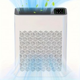 Air Purifiers for Home Large Room Up to 1295 Ft² with PM 2.5 Display Air Quality Sensor, Auto Mode, Timer, HEPA Air Purifier for Bedroom Filters Smoke, Pet Dander, Pollen,Black