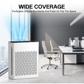 Air Purifiers for Home Large Room Up to 1295 Ft² with PM 2.5 Display Air Quality Sensor, Auto Mode, Timer, HEPA Air Purifier for Bedroom Filters Smoke, Pet Dander, Pollen,Black
