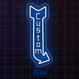 [Custom LED Neon Sign] 1pc Custom Text LED Neon Sign - Multi-Color, USB Powered, Easy to Hang Wall Decor for Home, Office, Shop, Coffee Bar | Ideal for Valentine's, Christmas, Birthday, Wedding, Anniversary, Festival Gifts, Family Memento, Office Decoration | Durable LED Sign, LED Wall Art