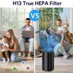 Air Purifiers With CADR Rating For Room Up To 258 Ft², Remove 99.97% Particles With 5 Adjustable Modes, H13 True HEPA Filter