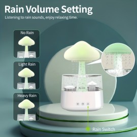 Hailong Palace USB-Powered Humidifier & Aromatherapy Diffuser with Color-Changing LED Night Light, Quiet Operation, Compact Soundwave technology humidifier for Home, Office, Bedroom, Living Room - No Battery Needed, Safe Low Voltage (36V) - Ideal Gift for Better Sleep & Relaxation, Bedroom Moisture Solution, Modern Aesthetic, Durable Construction, Home Users