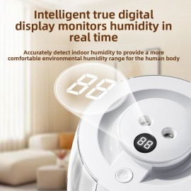 USB powered color transparent humidifier with continuous and intermittent spray, seven color night light, silent mist, easy to add water, suitable for living room, bedroom, office, living room accessories | decorative humidifier | USB power supply mo