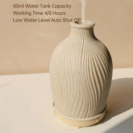 [Soundwave Aroma Diffuser] Soundwave Technology Aroma Diffuser, Handmade Resin Cover | Aroma Humidifier, Compatible with Essential Oil, Auto Shut-Off, Easy-to-Use, USB-Powered, Suitable for Various Room Types, Ideal Gift