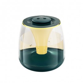 USB powered color transparent humidifier with continuous and intermittent spray, seven color night light, silent mist, easy to add water, suitable for living room, bedroom, office, living room accessories | decorative humidifier | USB power supply mo